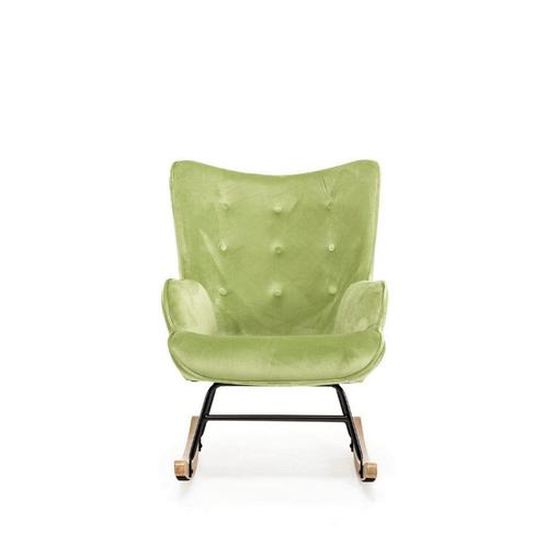 Aemely® Schommelstoel Steerne - Dino Groen Velvet, Blank H, Kinderen en Baby's, Kinderkamer | Tafels en Stoelen, Stoel(en), Nieuw