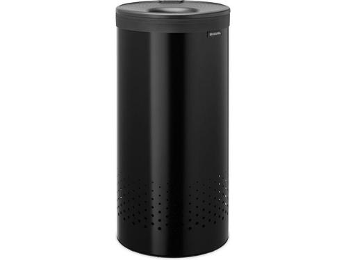 Brabantia Wasmand - met Deksel - 35 l - Matt Black / Dark, Huis en Inrichting, Woonaccessoires | Overige, Nieuw, Verzenden