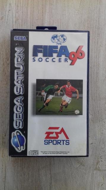 FIFa 96 zonder boekje (Sega Saturn tweedehands game)
