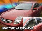 Infiniti zijwindschermen visors pasvorm getinte oa FX G3, Auto-onderdelen, Ruiten en Toebehoren, Ophalen of Verzenden, Nieuw, Porsche