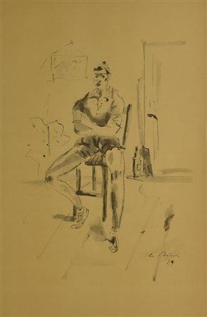 Filippo de Pisis (1896-1956) - Figura Seduta, Antiek en Kunst, Antiek | Overige Antiek