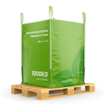 Meelworm Frass - Insectenmest korrels (Bigbag 1000Kg – Voor beschikbaar voor biedingen