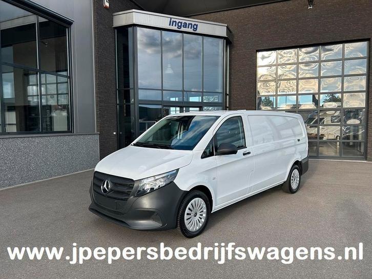 Zakelijke Lease |  Mercedes-Benz Vito 116 CDI XL Facelift /, Auto's, Bestelauto's, Onderhoudsboekje, Lease, Zwart, Automaat, Wit