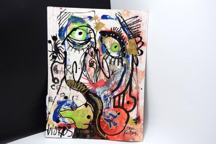 Paul Kostabi (1962) - Using My Words, Antiek en Kunst, Kunst | Designobjecten