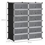 TRUUSK Modulaire Schoenenkast - 12 Vakken voor 12 Paar Schoe, Verzenden, Nieuw