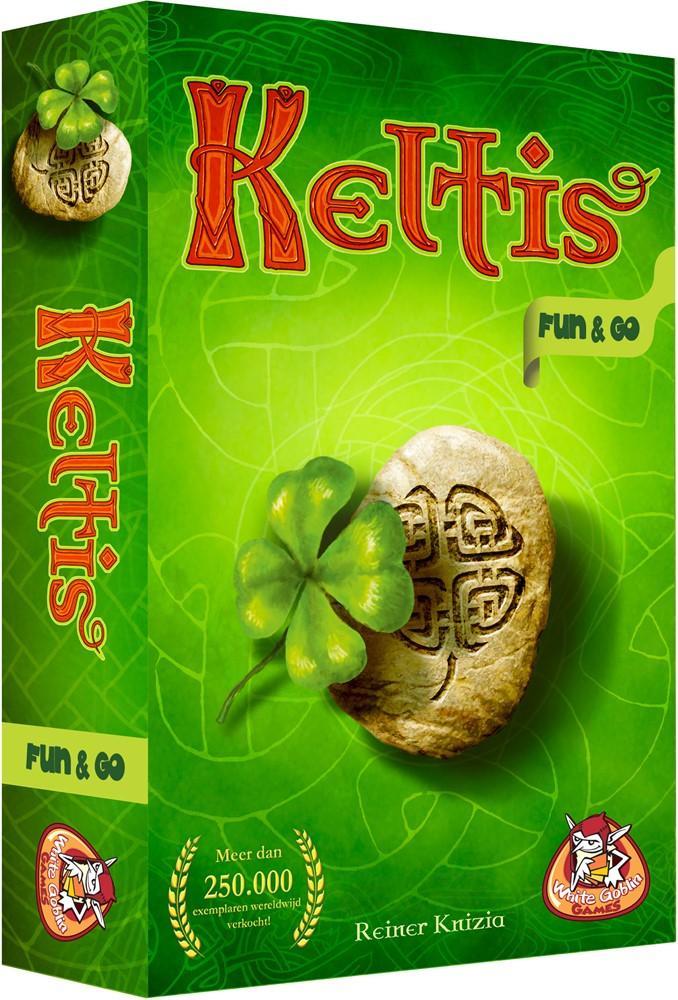 Keltis - Fun & Go | White Goblin Games - Reisspellen, Hobby en Vrije tijd, Gezelschapsspellen | Bordspellen, Nieuw, Verzenden