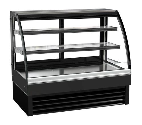 Combisteel Koelvitrine 1200mm – LED, RVS, Dubbel Glas, Witgoed en Apparatuur, Koelkasten en IJskasten, Ophalen of Verzenden