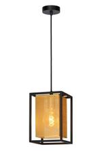 Lucide SANSA - Hanglamp E27 Zwart, Huis en Inrichting, Lampen | Hanglampen, Verzenden, Nieuw, Trendy verlichting