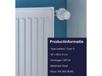 Plieger Compact Type 11 Paneelradiator - 40 x 60 cm 387W -, Verzenden, Zo goed als nieuw