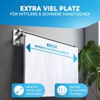 2dekans | LOBUX® - Handdoekstang zonder boren - 60cm,, Huis en Inrichting, Woonaccessoires | Spiegels, Ophalen of Verzenden, Zo goed als nieuw