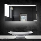 Aluminium spiegel met LED verlichting, verlichting aan de on, Verzenden, Nieuw