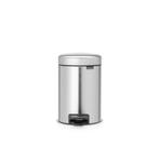 Brabantia Pedaalemmer newIcon 3 ltr - Mat RVS FPP, Huis en Inrichting, Woonaccessoires | Prullenbakken, Verzenden, Nieuw