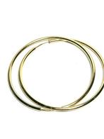 Hoepel oorbellen - 18 karaat Geel goud