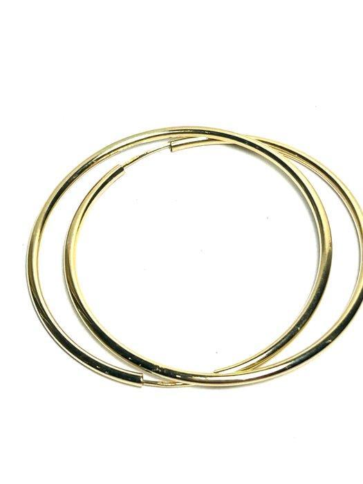 Hoepel oorbellen - 18 karaat Geel goud, Sieraden, Tassen en Uiterlijk, Antieke sieraden