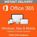 Office 365 Pro Lifetime Win/Mac: 5 apparaten &amp; cloud-toegang, Computers en Software, Nieuw, OneNote, ChromeOS