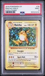 2016 Pokemon XY Evolutions - Raichu Holo #36 - PSA 9, Hobby en Vrije tijd, Verzamelkaartspellen | Pokémon, Verzenden, Nieuw, Foil