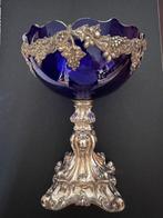 Kom - Kristal, .813 zilver, Antiek en Kunst