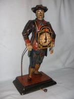 Klokkenmannetje tafelklok - Zinklegering, Messing -, Antiek en Kunst, Antiek | Klokken