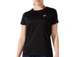 Asics - Core Short Sleeve Top - Zwart Sportshirt Dames - M, Nieuw