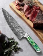 Koksmes - Nakiri mes - Groentemes - Japans mes - 20 cm - SAN, Verzenden, Zo goed als nieuw