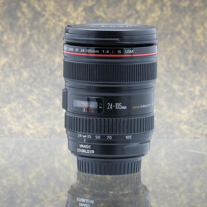 Canon EF 24-105mm f/4 L IS USM - Tweedehands, Audio, Tv en Foto, Fotografie | Lenzen en Objectieven, Standaardlens, Gebruikt, Zoom