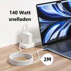 USB-C naar MagSafe 3 Oplaadkabel – 2m – 140W Snelladen – Wit, Ophalen of Verzenden, Nieuw