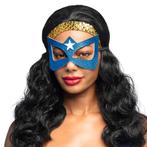 Blauwe Oogmasker Super Women, Hobby en Vrije tijd, Feestartikelen, Verzenden, Nieuw