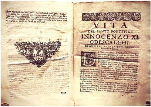 Giovanni Battista Pittoni - Vita dInnocenzo Undecimo, Antiek en Kunst, Antiek | Boeken en Bijbels