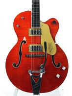 Gretsch G6120TFM Brian Setzer Nashville Orange Flamed Map..., Ophalen of Verzenden, Gebruikt