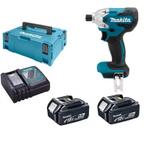 Makita DTD156RTJ 18V Li-ion accu slagschroevendraaier set