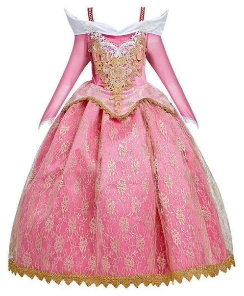Prinsessenjurk - Doornroosje luxe jurk, Kinderen en Baby's, Carnavalskleding en Verkleedspullen, Nieuw, Ophalen of Verzenden