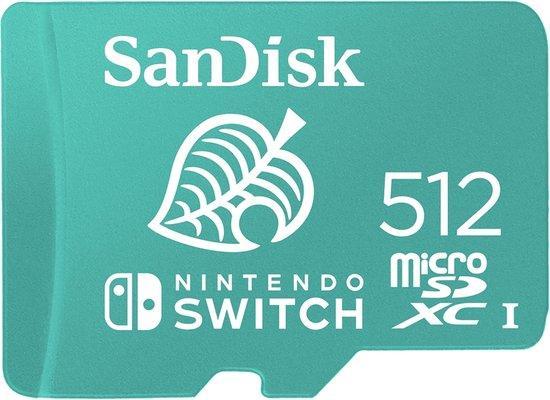 SanDisk Nintendo Switch - Micro SDXC - 512GB, Computers en Software, USB Sticks, Verzenden