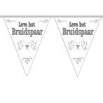 Leve het bruidspaar vlaggenlijn - Bruiloft versiering, Ophalen of Verzenden, Nieuw
