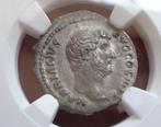Romeinse Rijk. NGC AU 5/5 - 3/5 Hadrian, AD 117-138 AR., Postzegels en Munten, Munten | Europa | Niet-Euromunten