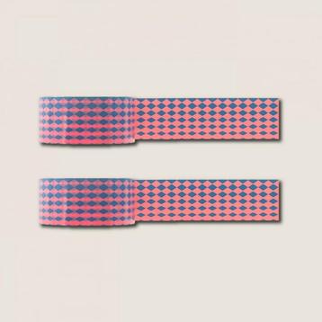 2 rollen Plakband 20mm - Shiny diamonds beschikbaar voor biedingen