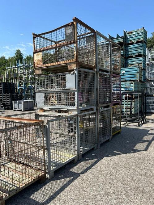Gaascontainer, Inklapbaar, Gitterbox, Gaasbak, Container,, Doe-het-zelf en Verbouw, Kratten en Dozen, 100 cm of meer, Gebruikt