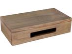 Fonteinplank Differnz Hout 40x25x10cm Bruin Eiken, Verzenden, Zo goed als nieuw