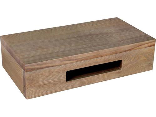 Fonteinplank Differnz Hout 40x25x10cm Bruin Eiken, Huis en Inrichting, Woonaccessoires | Overige, Zo goed als nieuw, Verzenden