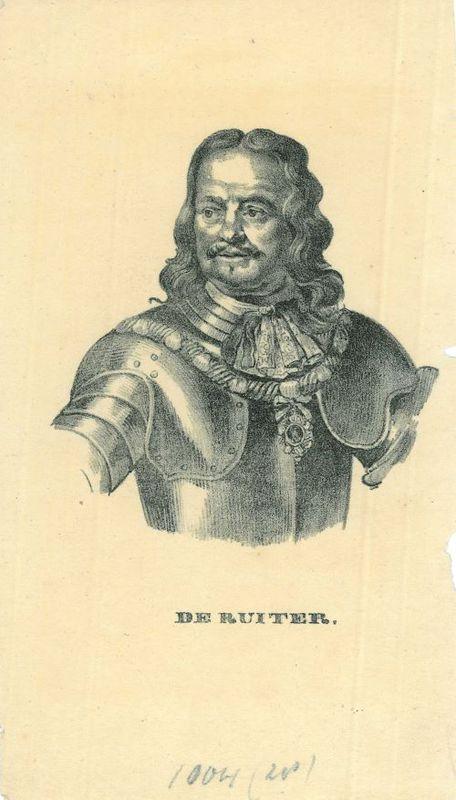 Portrait of Michiel Adriaenszoon de Ruyter, Antiek en Kunst, Kunst | Etsen en Gravures