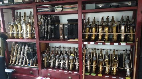 Vintage Saxofoon, Muziek en Instrumenten, Blaasinstrumenten | Saxofoons, Alt, Gebruikt, Met koffer, Ophalen