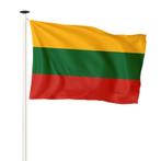 Vlag Litouwen 100x150cm (voor gevelstok), Nieuw