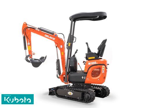 DELEKS® M100se Minigraafmachine Minigraver Kraan 1.0t KUBOTA, Zakelijke goederen, Machines en Bouw | Kranen en Graafmachines, Graafmachine