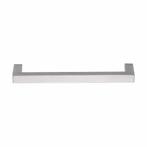 Meubelgreep SQUARE LSQ80-128 mat rvs 128 mm, Doe-het-zelf en Verbouw, Hang- en Sluitwerk, Verzenden, Nieuw