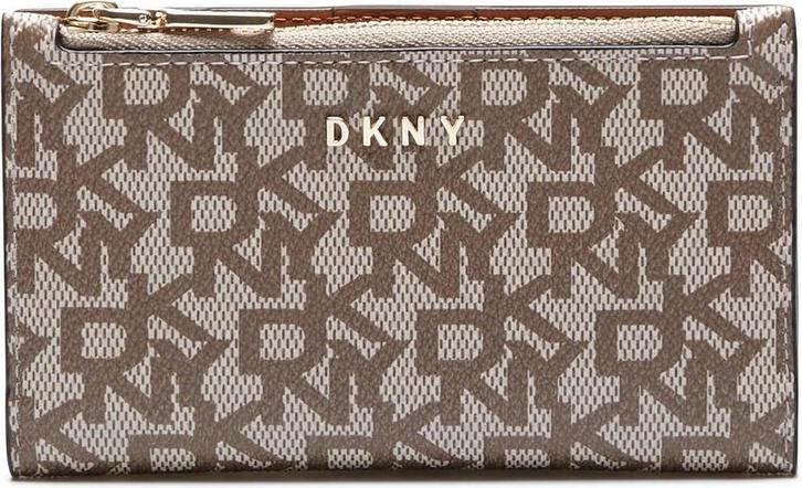 DKNY Bryant Chino Caramel Drukknop Portemonnee - Bruin, Sieraden, Tassen en Uiterlijk, Portemonnees, Verzenden