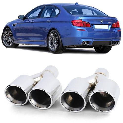 Uitlaat Sierstukken BMW F10 F11 F12 F13 Chroom Duplex, Auto-onderdelen, Overige Auto-onderdelen, Ophalen of Verzenden