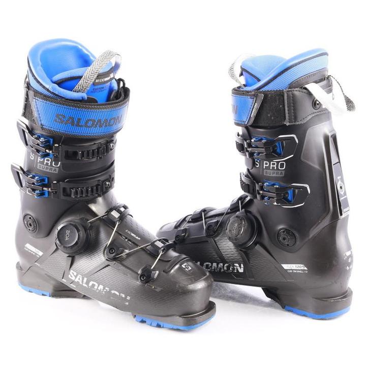 43 44 skischoenen SALOMON S/PRO SUPRA BOA 120 2024, exo wrap, Sport en Fitness, Skiën en Langlaufen, Skiën, Schoenen, Gebruikt