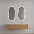 Spiegel Gliss Maya 50x100 cm Verticaal Met LED-verlichting, Huis en Inrichting, Woonaccessoires | Spiegels, Nieuw, 100 tot 150 cm