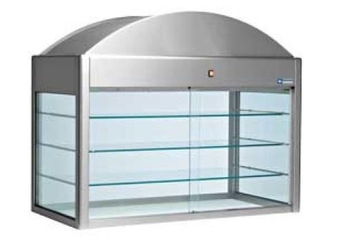 Neutrale vitrine | 3 niveaus, Zakelijke goederen, Horeca | Keukenapparatuur, Nieuw in verpakking, Verzenden