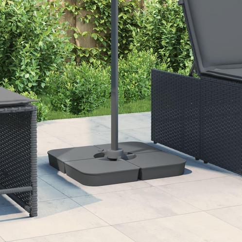 vidaXL 4-delige Set parasolvoeten voor kruisvoet parasol 100, Tuin en Terras, Parasols, Parasolvoet, Nieuw, Verzenden