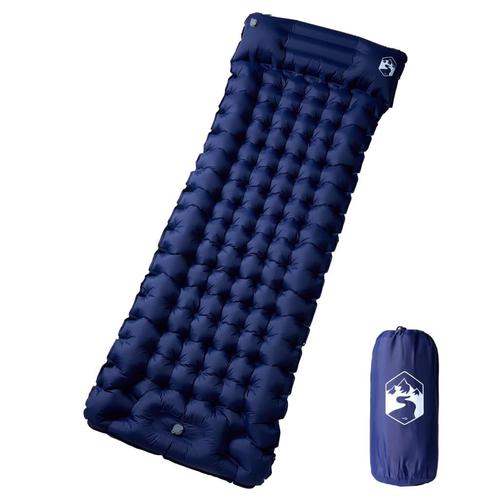 vidaXL Kampeermatras met kussen zelfopblazend 1-persoons, Caravans en Kamperen, Slaapzakken, Nieuw, Verzenden
